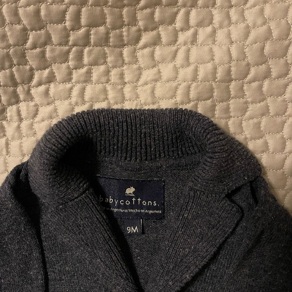 Babycottons Blue Cardigan 9 months - Picture 3 of 3